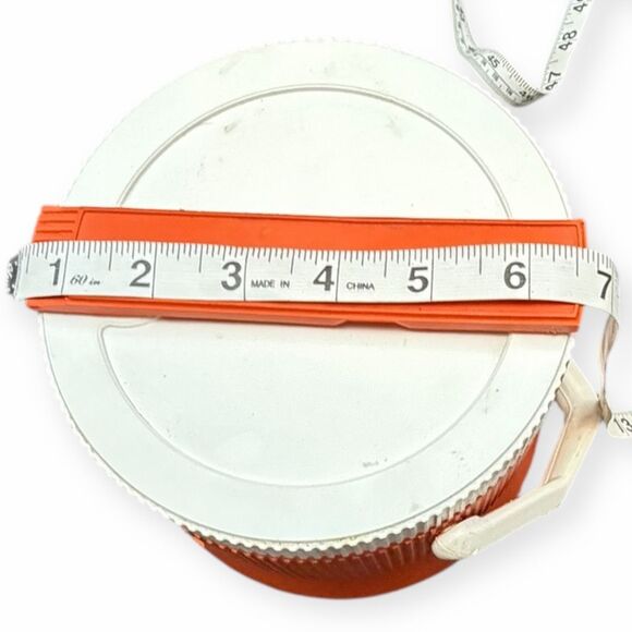 VINTAGE LITTLE SCOTCH JUG Orange & White Insulated Cooler - Picture 8 of 9
